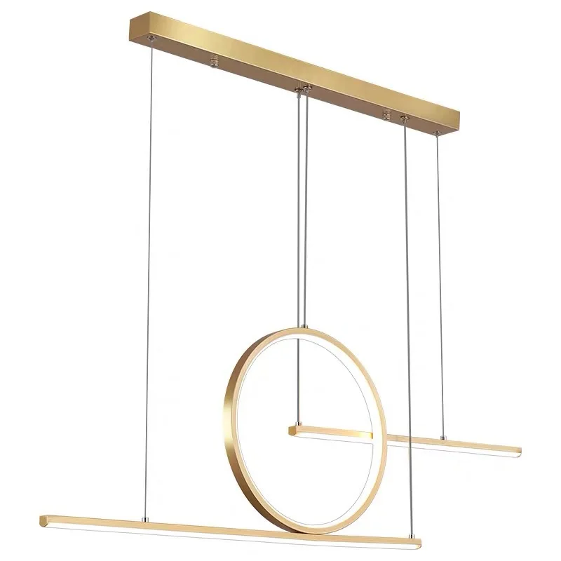 

Modern Dining Room Chandelier Iron Art Simple Type Bedroom Dining Room Led Decorative Lamps 95-260V General Lamps