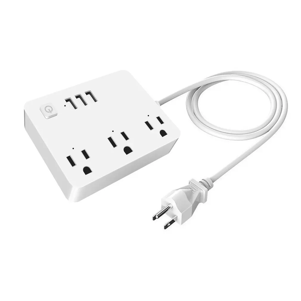 

Розетка 3 USB, выходной порт, пористая розетка, умная розетка, голосовое управление, 3 USB-порта, быстрое зарядное устройство, розетка с нескольк...