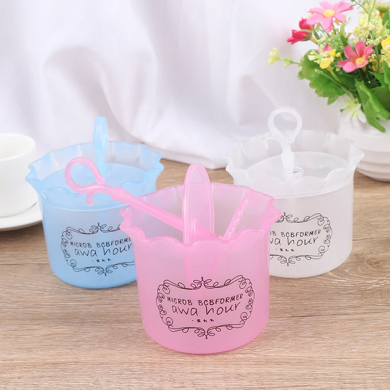 1 шт. прозрачный/Синий/Розовый Портативный пенообразователь очищающее средство