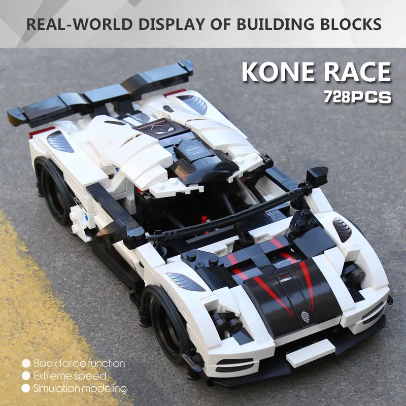 

Sembo Blocks 701707 Super Racing Car Compatible High Tech City Champion Bulding Bricks Educational Toy