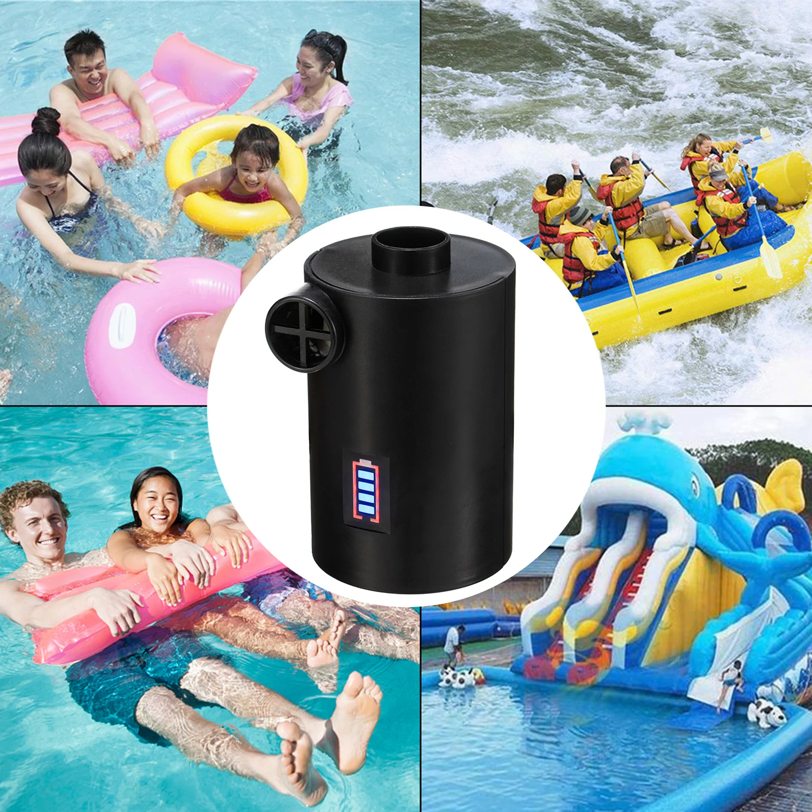 насос для матраса Электрический воздушный надувной перезаряжаемый матрас