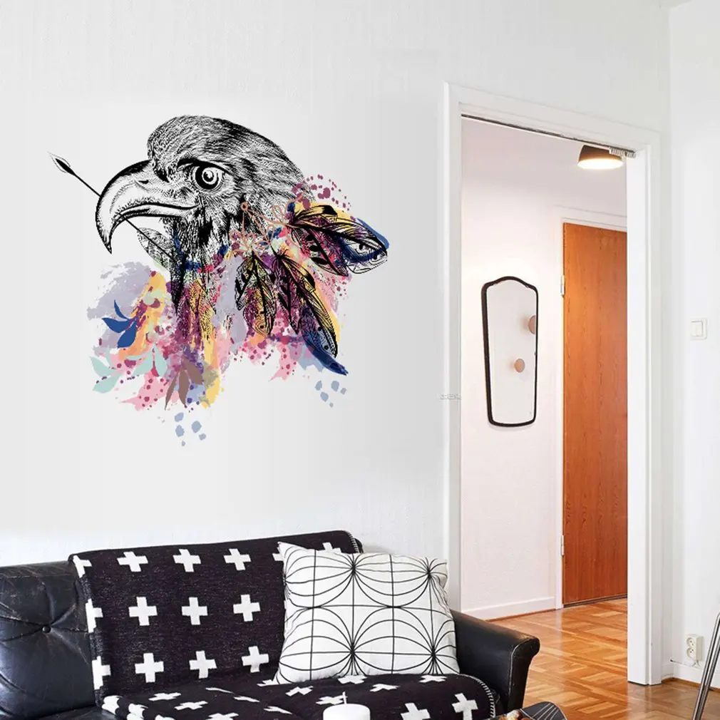 Removable Home Vinyl Window Wall Stickers Decal Decor Exquisite Eagle Head |