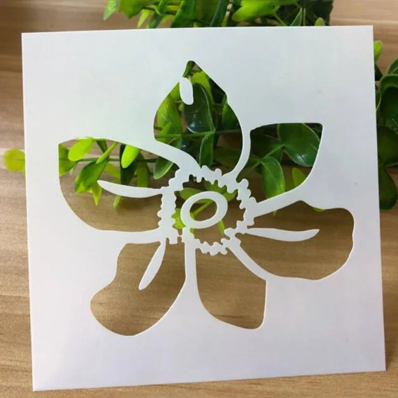 Комплект из 2 предметов Трафареты цветочный Рисунок Скрапбукинг фотоальбом