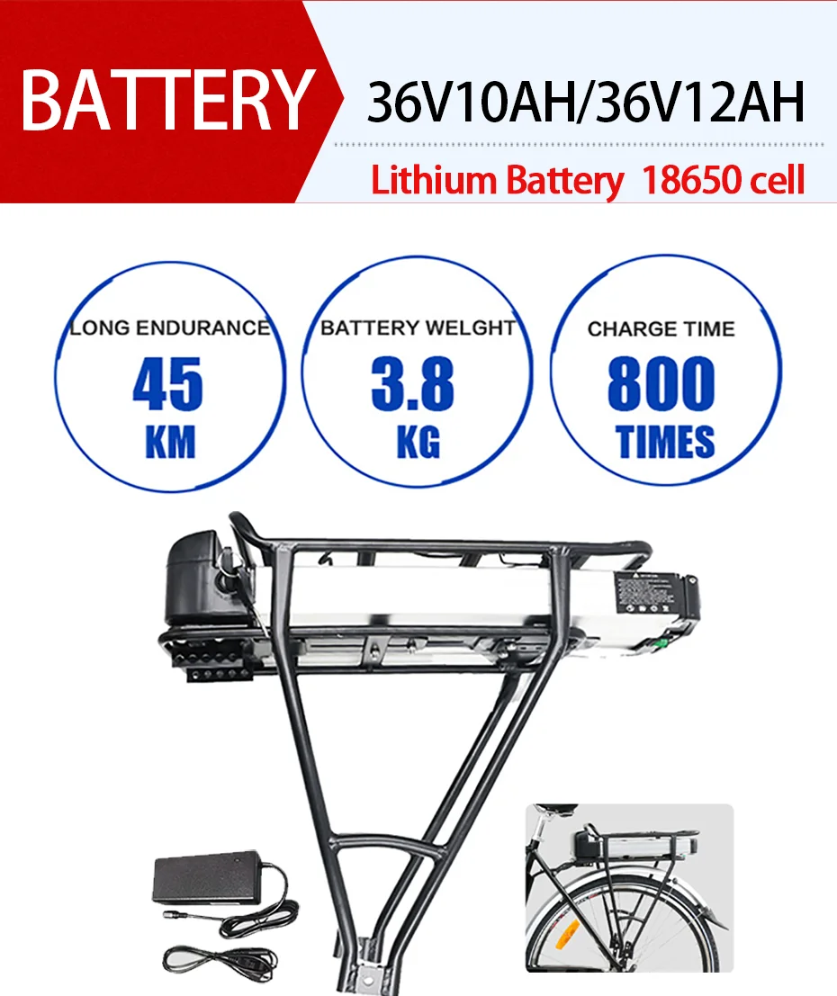 250 W/350 W/500 W 36 V-48 V задний багажник для велосипеда Батарея Электрический велосипед Наборы преобразователя для электрического велосипеда с сертификатом ce комплект для 2" 26" 700C 2" MTB велосипеда