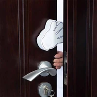 cartoon door lock stopper jammers security bar pinch guard bumper rotating door clip holder baby finger protector puertas bebes