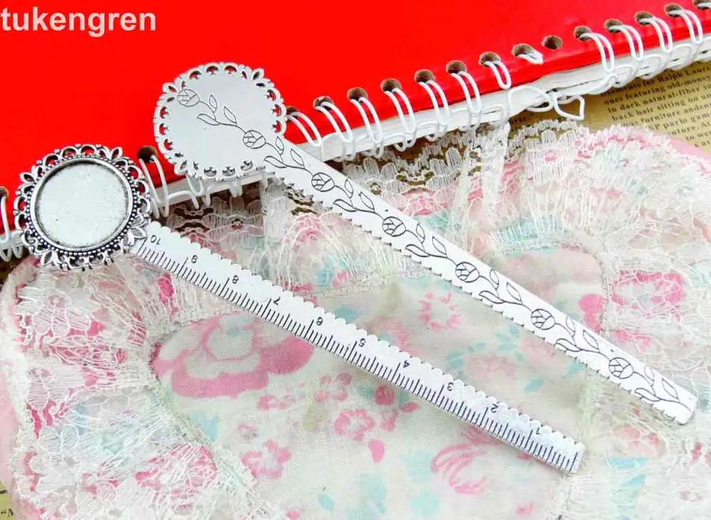 

Линейки 8 шт., античная бронза, античное серебро, 20 мм