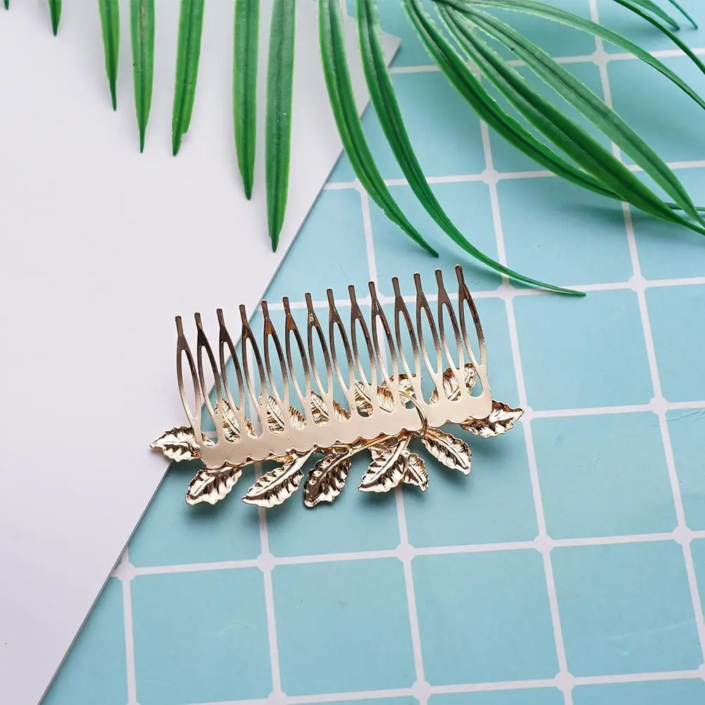 Модная расческа для волос в стиле панк женщин и девочек расчески с золотыми