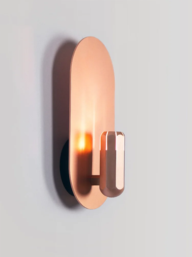 

Nordic креативный Простой настенный светильник для гостиной, коридора, кабинета, спальни, прикроватный светильник цвета розового золота