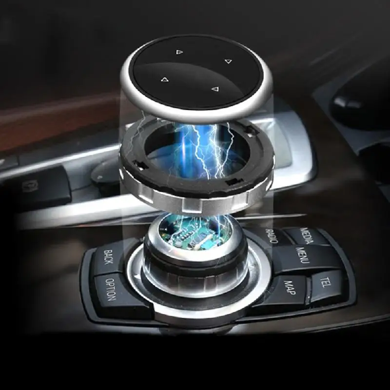 Крышка автомобильного мультимедиа кнопки накладка на руль для BMW F10 F20 F30 NBT
