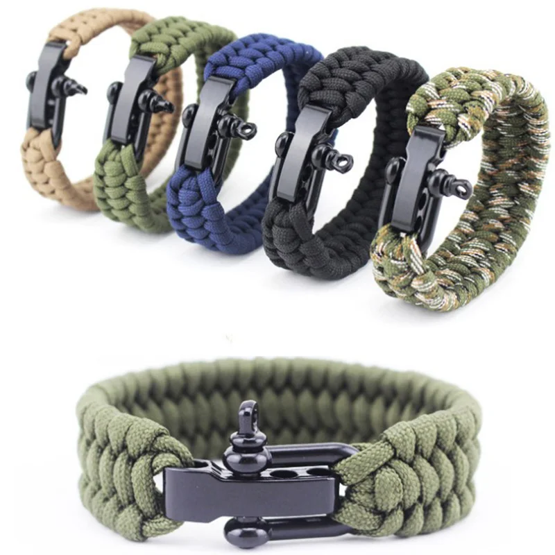 23 см EDC Кемпинг Туризм аварийный Тактический выживания плетеный спасательный