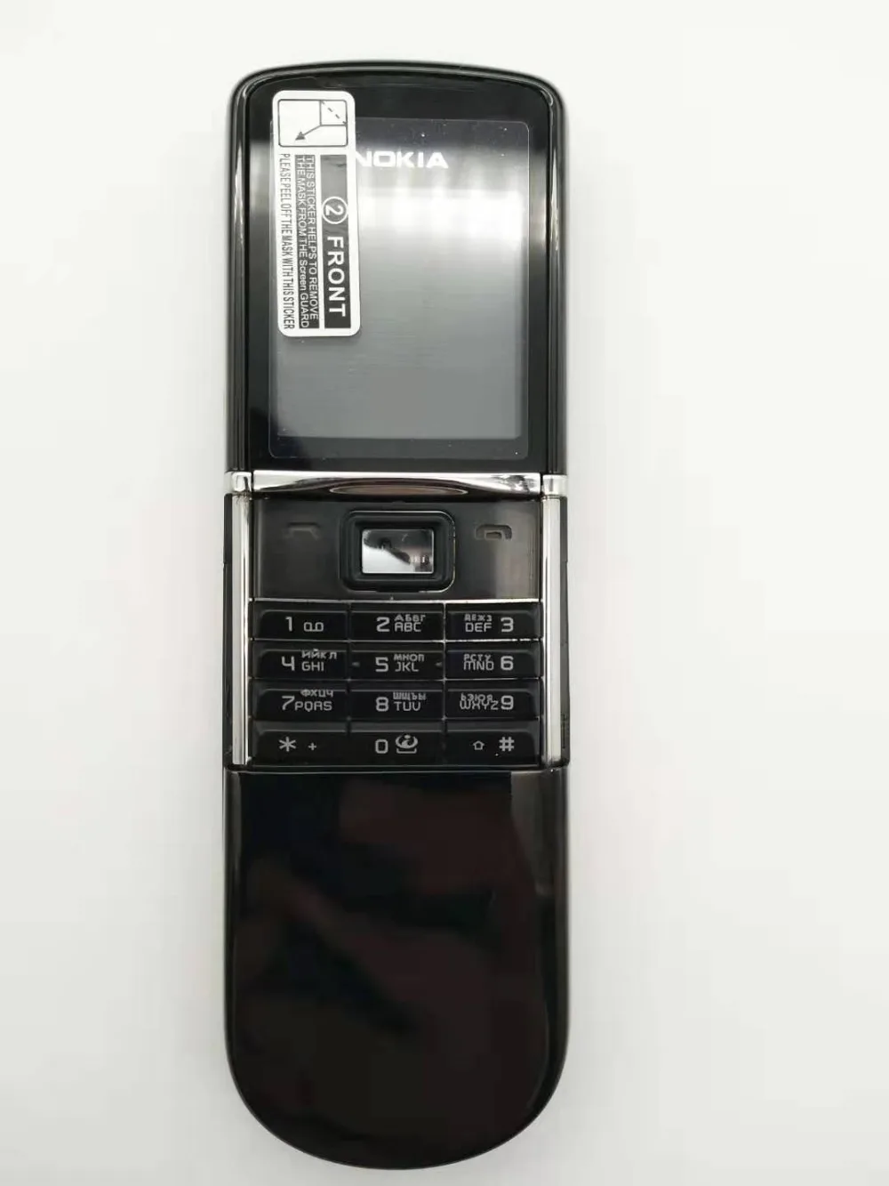Nokia 8800 sirocco 128MB телефоны английская/Русская клавиатура GSM FM Bluetooth телефон Золото Серебро Черный отремонтированный