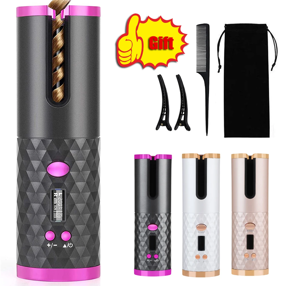 Автоматическая бигуди для волос автоматическая беспроводная керамическая