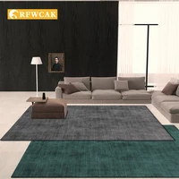 modern and simple solid color living room sofa coffee table no sand mat carpet nordic luxury bedroom bedside bay window tatami