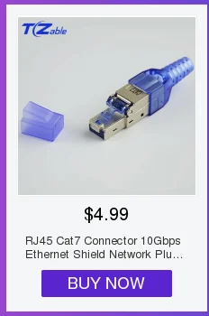 RJ45 8P8C разъем Cat5e цветной сетевой кабель кристальная головка Чистый медный с золотым покрытием разъем компьютера Ethernet сетевой адаптер 100 шт