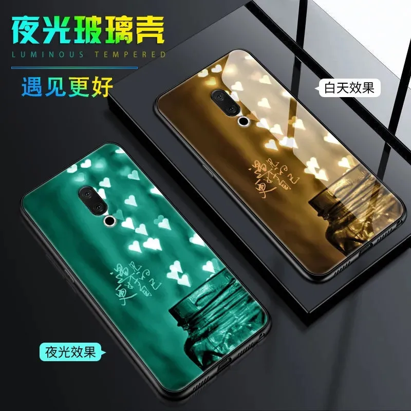 Чехол-накладка для Meizu M5 M6 Note 8 9 16 16X 16XS 16th Plus 16T 16S Pro из закаленного стекла