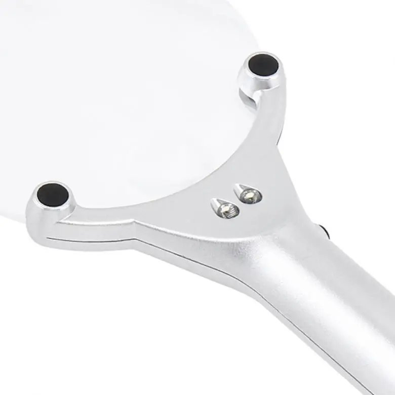 6х ручная Лупа открытого типа без рам с 2 светодиодный ными лампами для