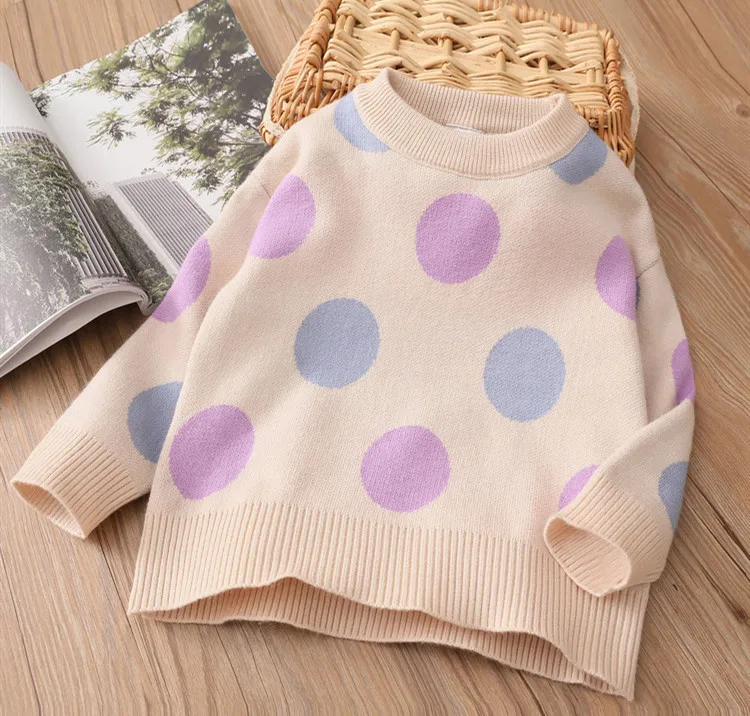 

2020 Autumn Winter Kids Sweater Children New Year Clothing Boys Girls Cotton Pullover Baby Costumes SD16