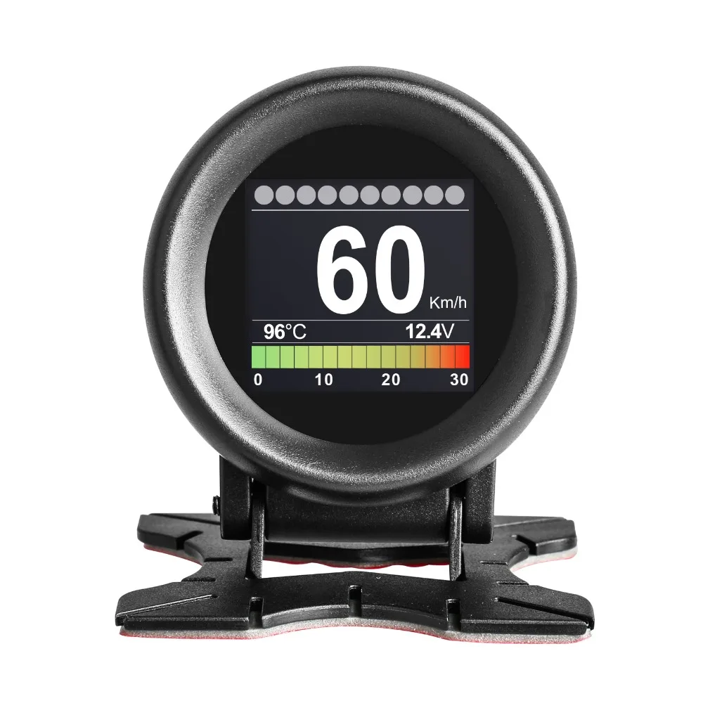 AUTOOL X60 HUD Дисплей автомобиля OBD цифровой измеритель скорости сигнализации температура воды цифровой датчик температуры масла манометр