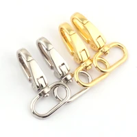 goldsilver swivel clasps snap hook lobster claw clasp keychains base lanyards keys clips bag key ring strap webbing clip 6 pcs