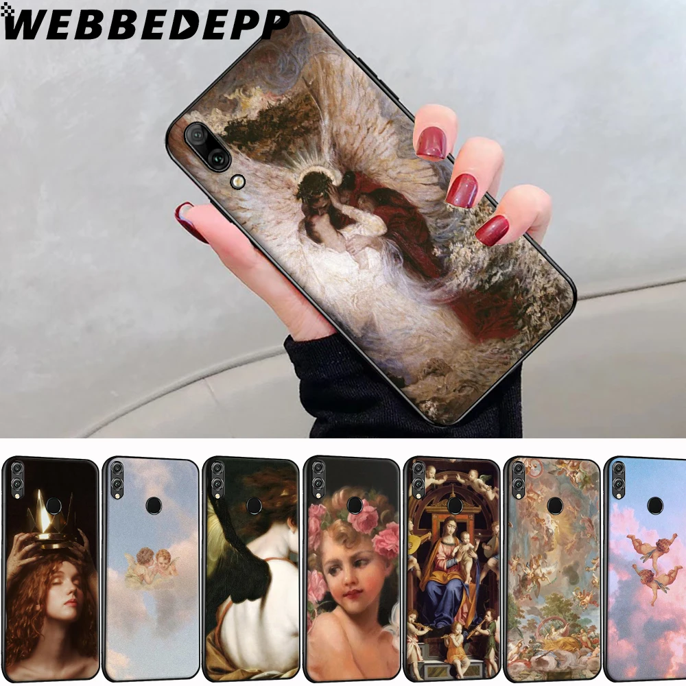 Красота Ренессанс ангелы мягкий чехол для huawei Honor 6A 7A 9X20 Pro 8A 7C 8C 7X8X8 9 10 lite 20S Note10 View20