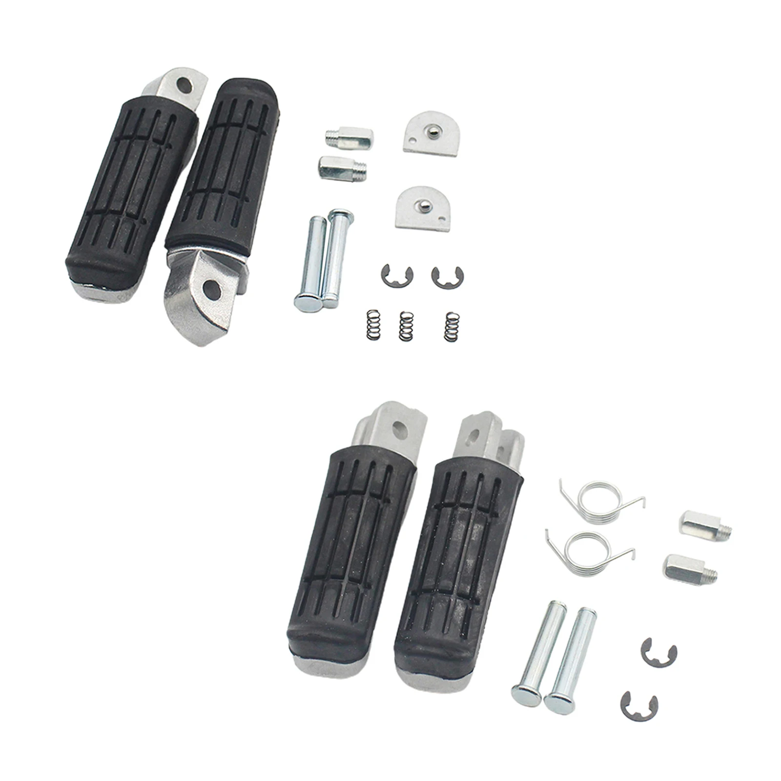 

2Pcs Motorcycle Foot Pegs Front Rear Pedals for Yamaha FZ6R Spare Parts