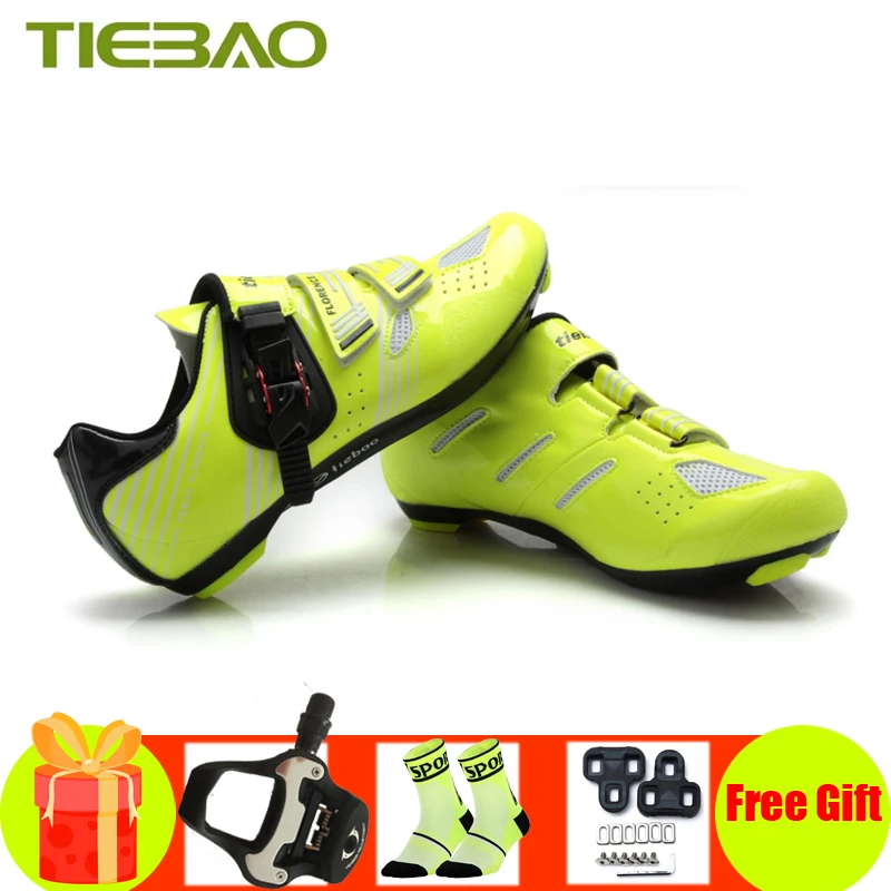 Велосипедная обувь Tiebao Pro для мужчин и женщин дышащая самозакрывающаяся езды на