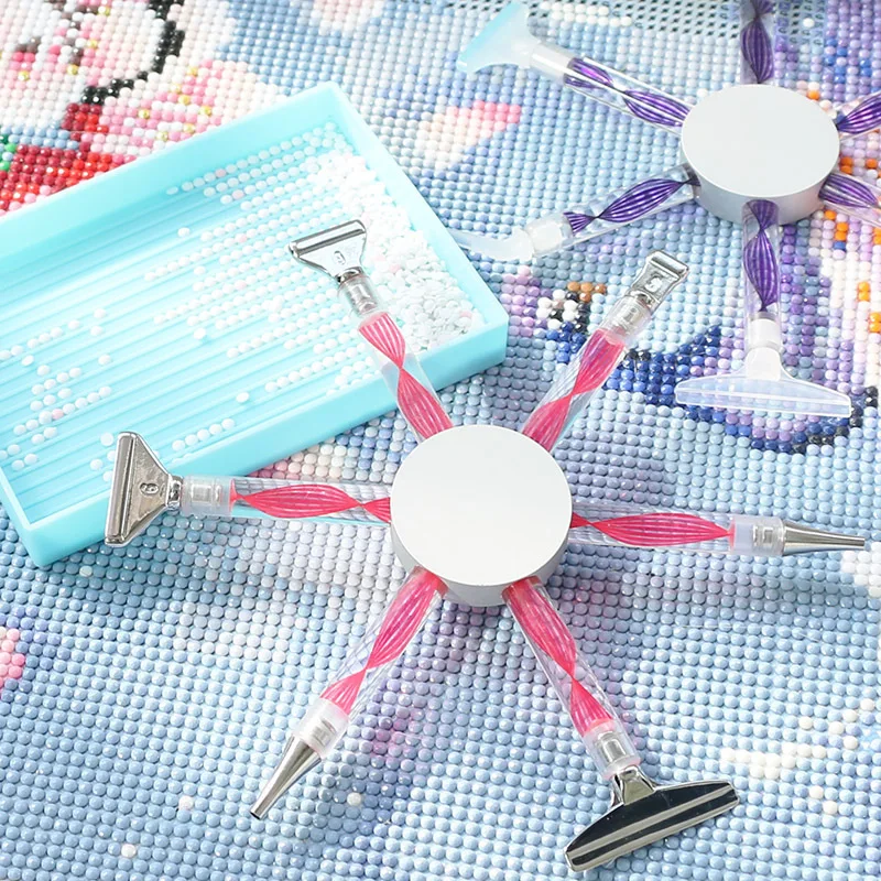 Новинка аксессуары для алмазной живописи 5D &quotсделай сам&quot 6-головочная