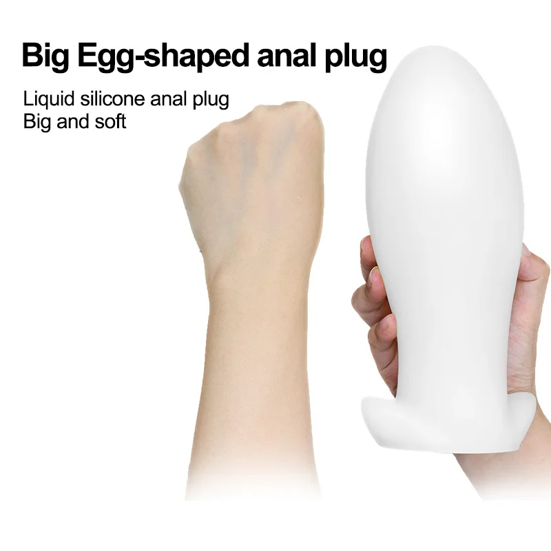 Секс магазин мягкая огромная Анальная пробка большая бусы расширительный