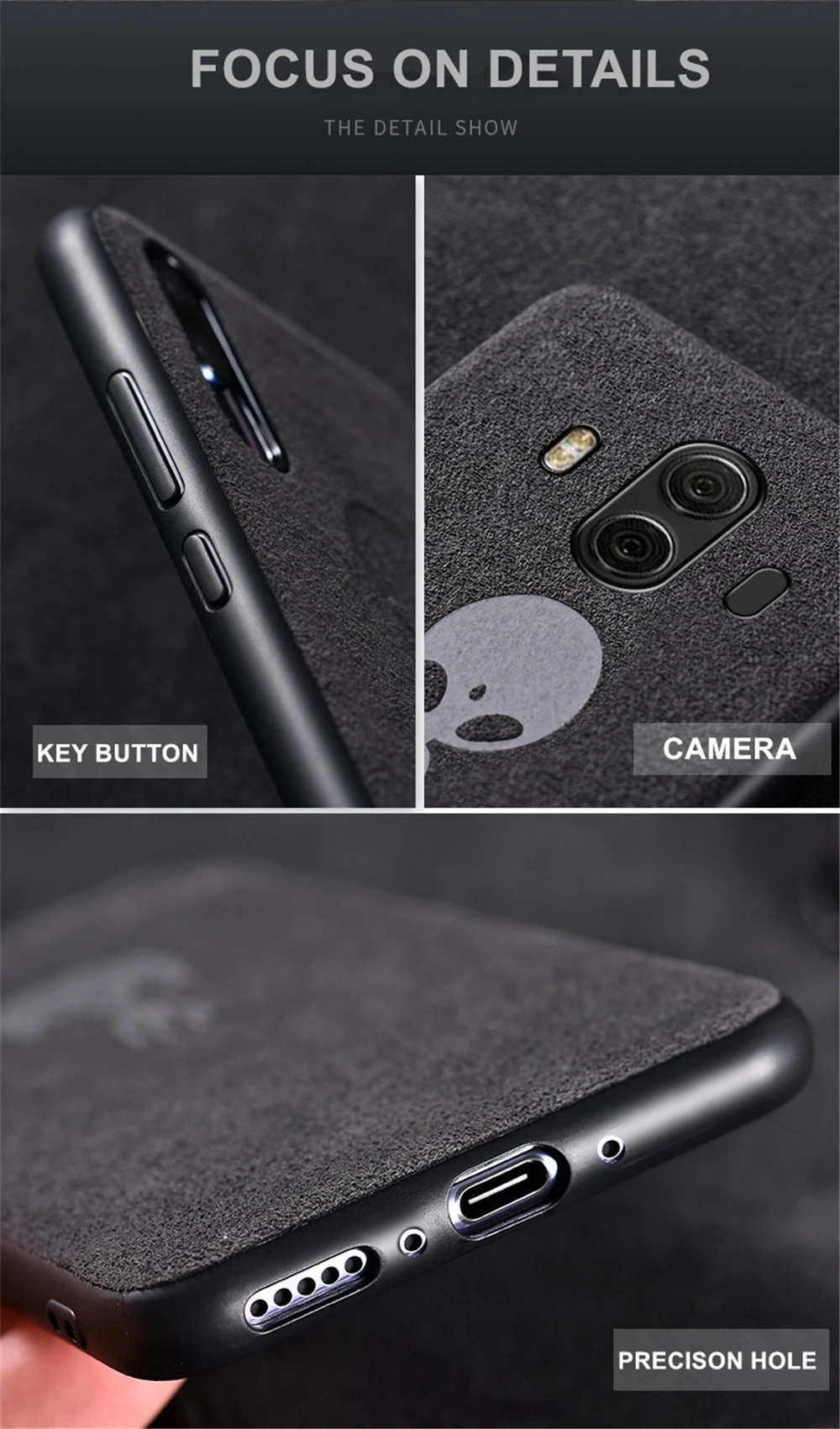Luxury Suede Fur Leather Phoen Case For OnePlus 5 5T 6 6T 7 Pro Shockproof Batman Soft Back Cover for One Plus 6T 5T Coque Capa