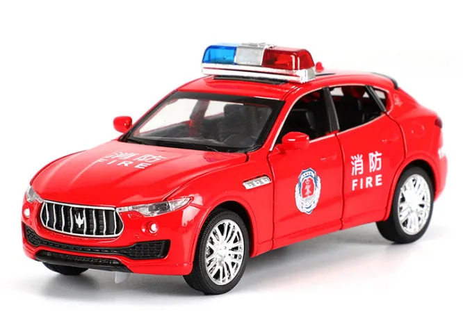C 1:32 Maserati Levante SUV сплав Игрушечная модель транспортных средств с откатной спинкой шесть открытых дверей детская Подарочная Коллекция - Цвет: C