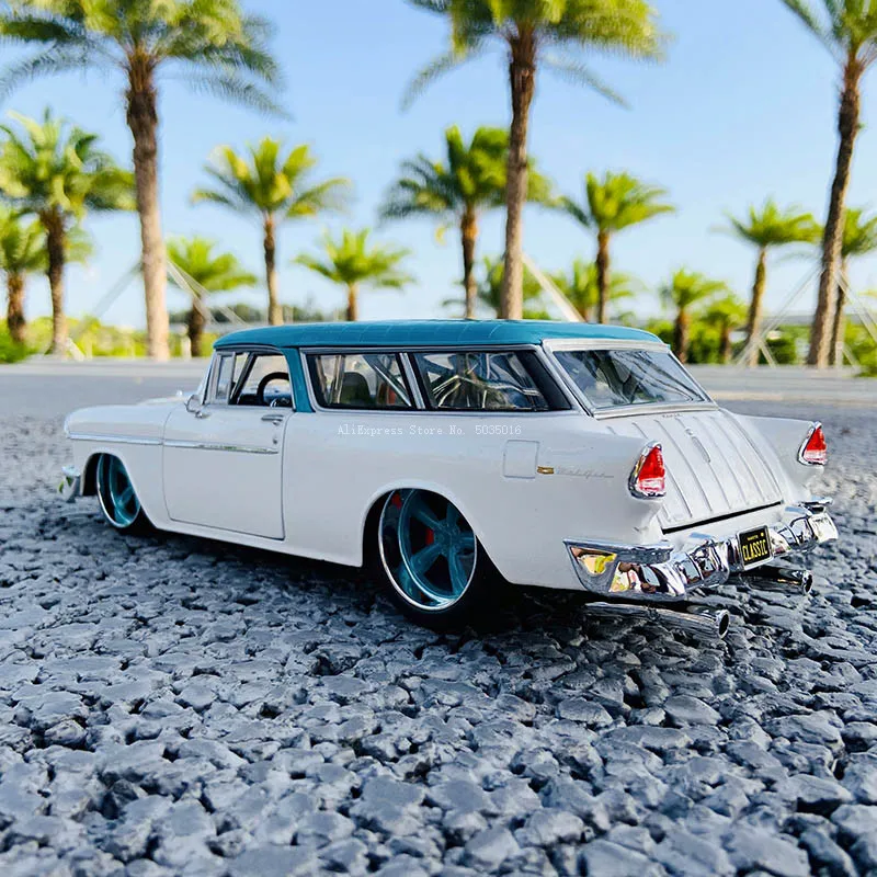Винтажная классическая модель автомобиля Maisto 1:18 1955 Chevrolet NOMAD из сплава в стиле