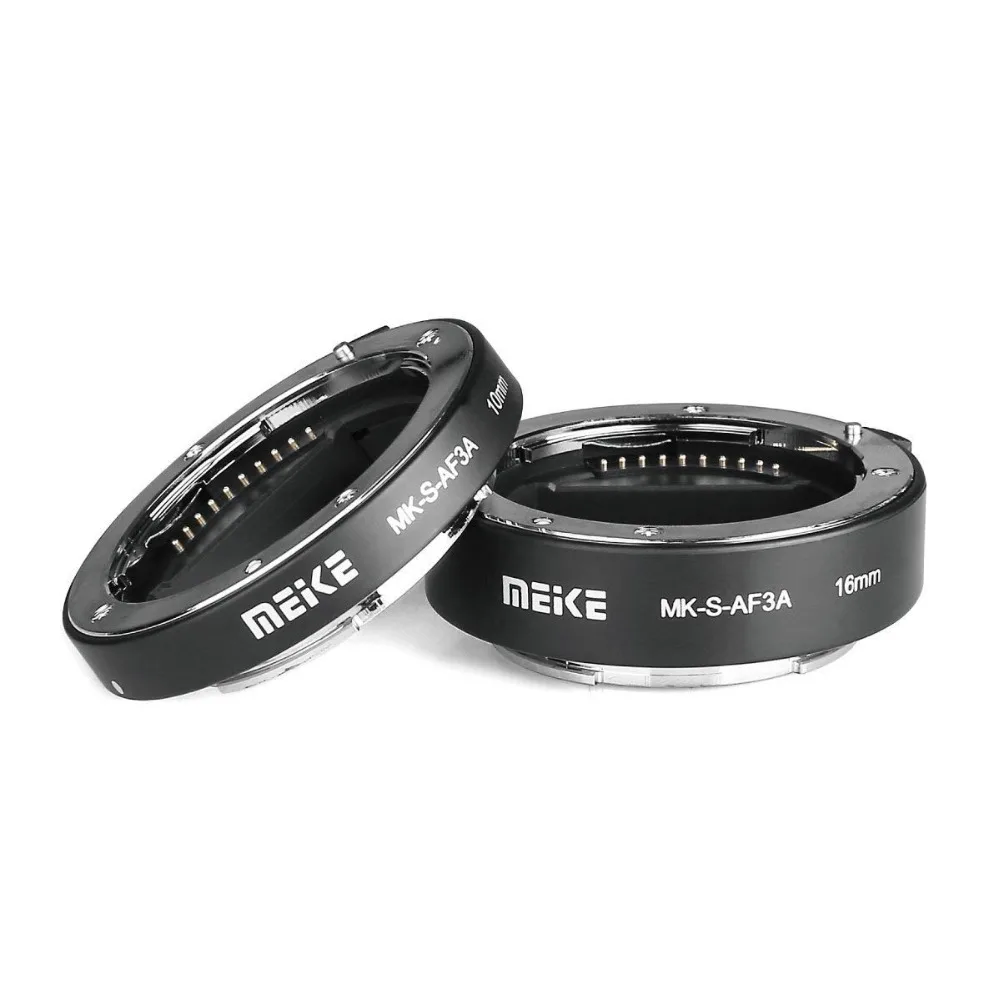 Удлинительная макротрубка Meike с автофокусом 10 мм 16 для Sony E Mount FE A7SII A7R NEX F3 Женская