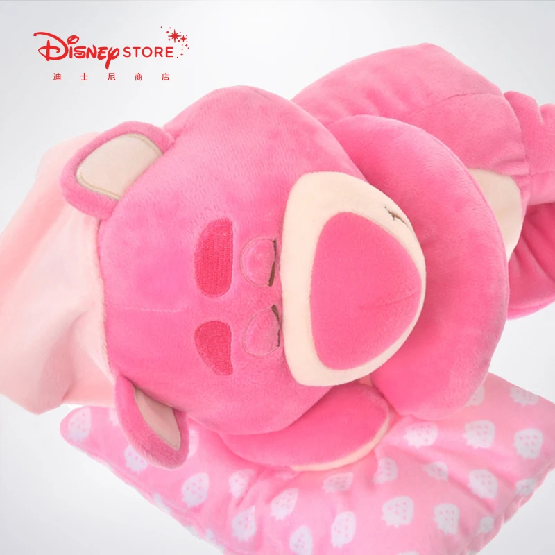 

Disney Genuine Cartoon Cute Strawberry Bear Sleeping Doll Cute Plush Toy Soft Comfortable Doll Children's Gift