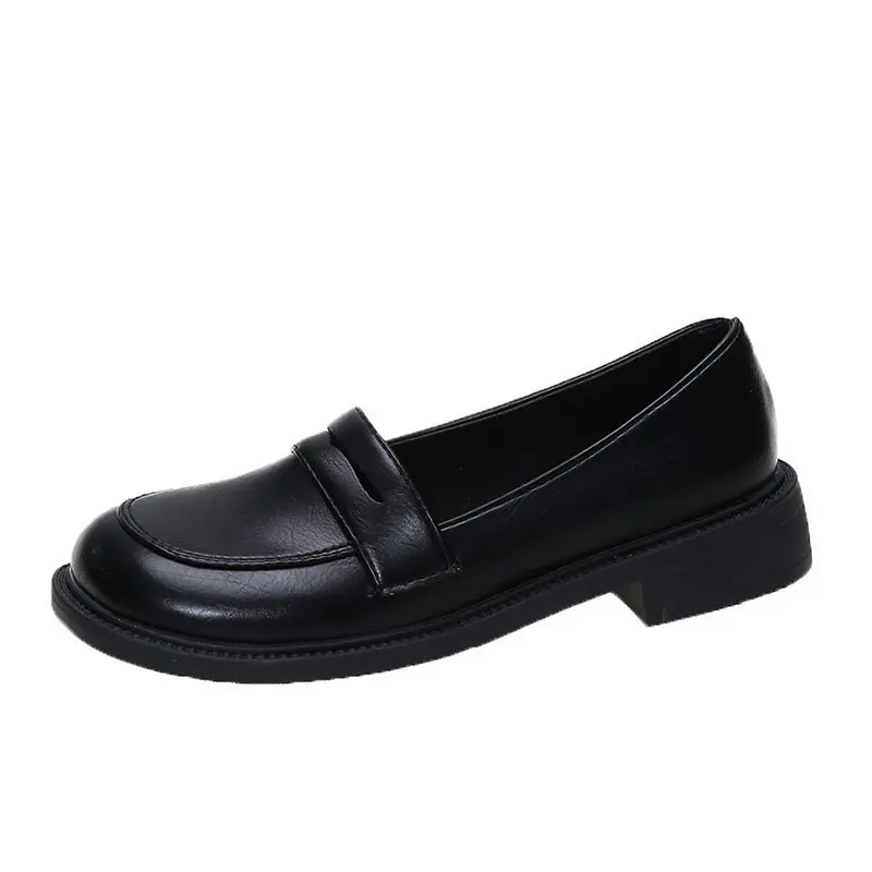 

2021 Small Leather Shoes Female Spring Mary Jane Shoes Female Japanese High-heeled Retro Platform Shoes Female Buckle Shoes