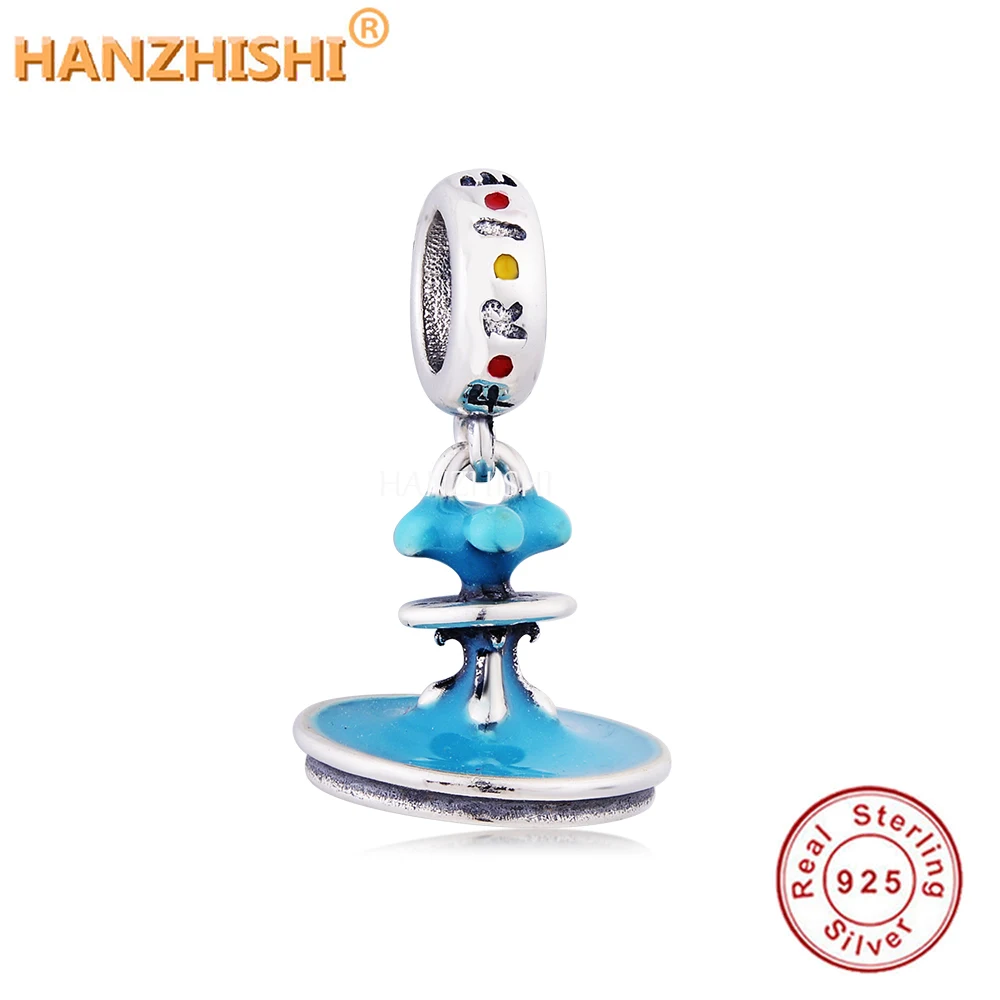 

Оптовая цена 925 серьги-подвески с цветочным украшением из чистого серебра горшок с позолоченным кольцом бусины для оригинальный браслет ож...