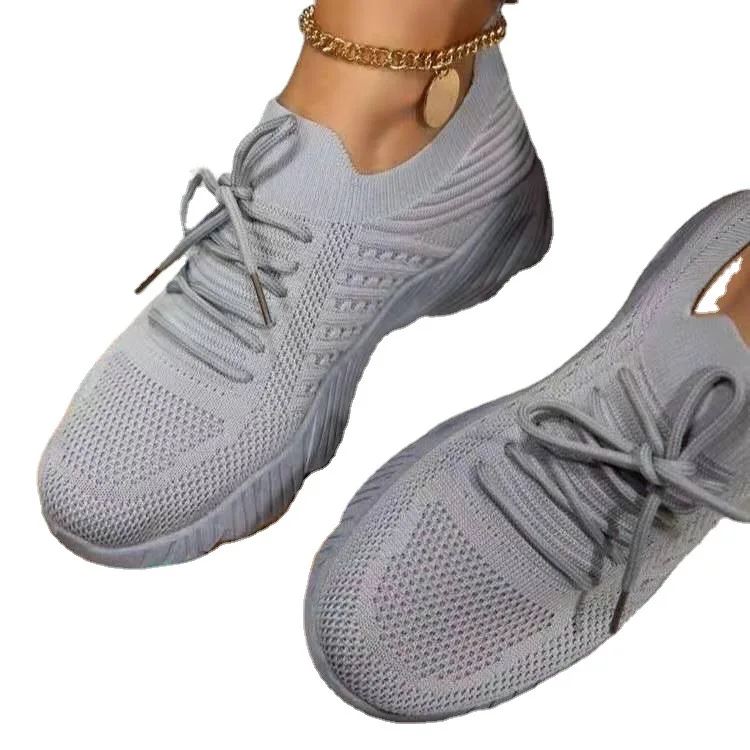 

2021 Sneakers Women Plus Size Femme Women's Shoes Fashionable Vulcanize Sneakers Comfortable Lace Up Loafers Female Women Shoes