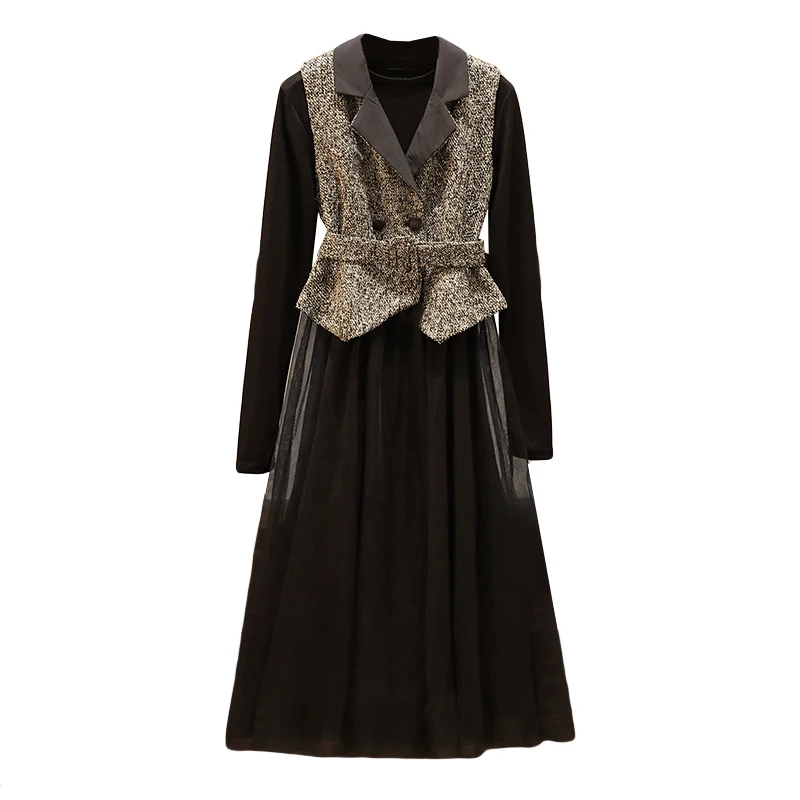 Большой плюс размер комплект из 2 предметов 2019 умная Повседневная Женская