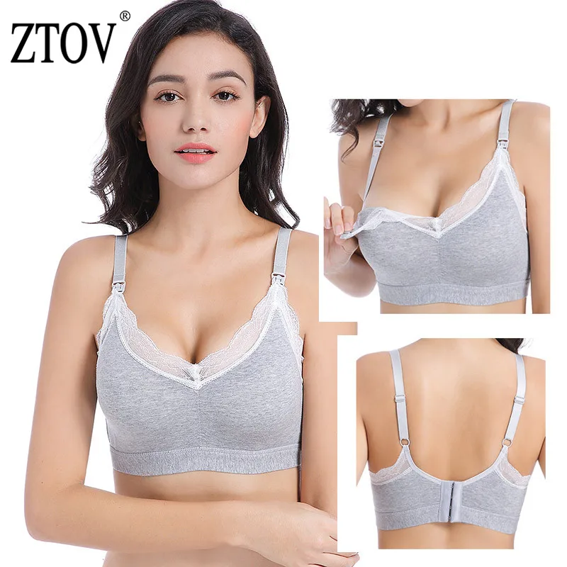 ZTOV кормление грудью бюстгальтер кружевной для беременных Бюстгальтер кормления