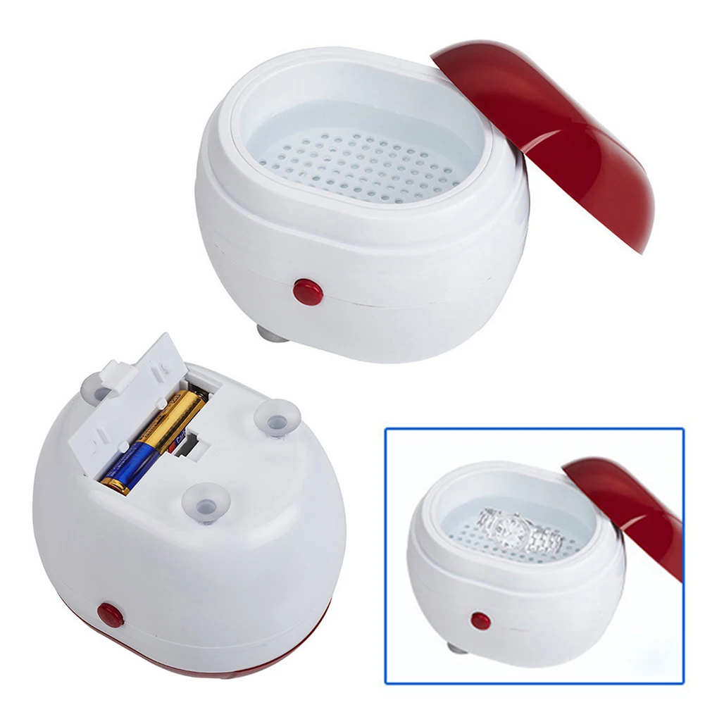 8 мин Бытовая мини ультразвуковая машина для чистки ювелирных изделий моющее
