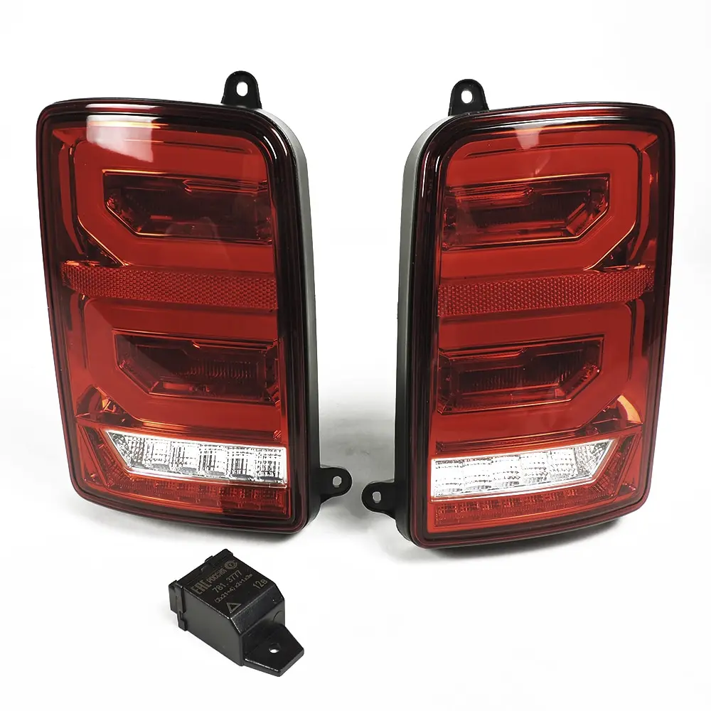 Фонари задние светодиодные (LED) в стиле Range Rover красные для Лада Нива 4x4 (2121 21213 21214 2131