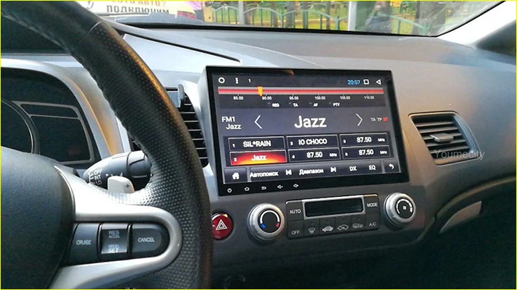 Автомобильный dvd видео плеер для Honda Civic 2006-2011 Acura радио ips емкостный экран+ wifi+ 2 грамма Android 9,0 2DIN 10,1 Восьмиядерный