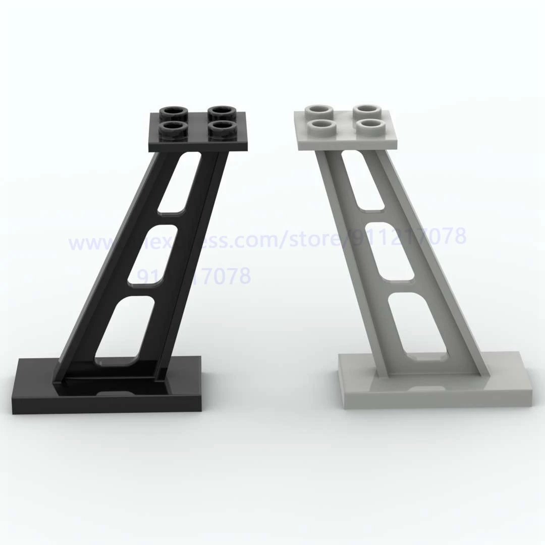 

Assembles Particles Building Block Toys 10pcs 2x4x5 inclined bracket diy Bricks Educational Children Creative Toys 4476