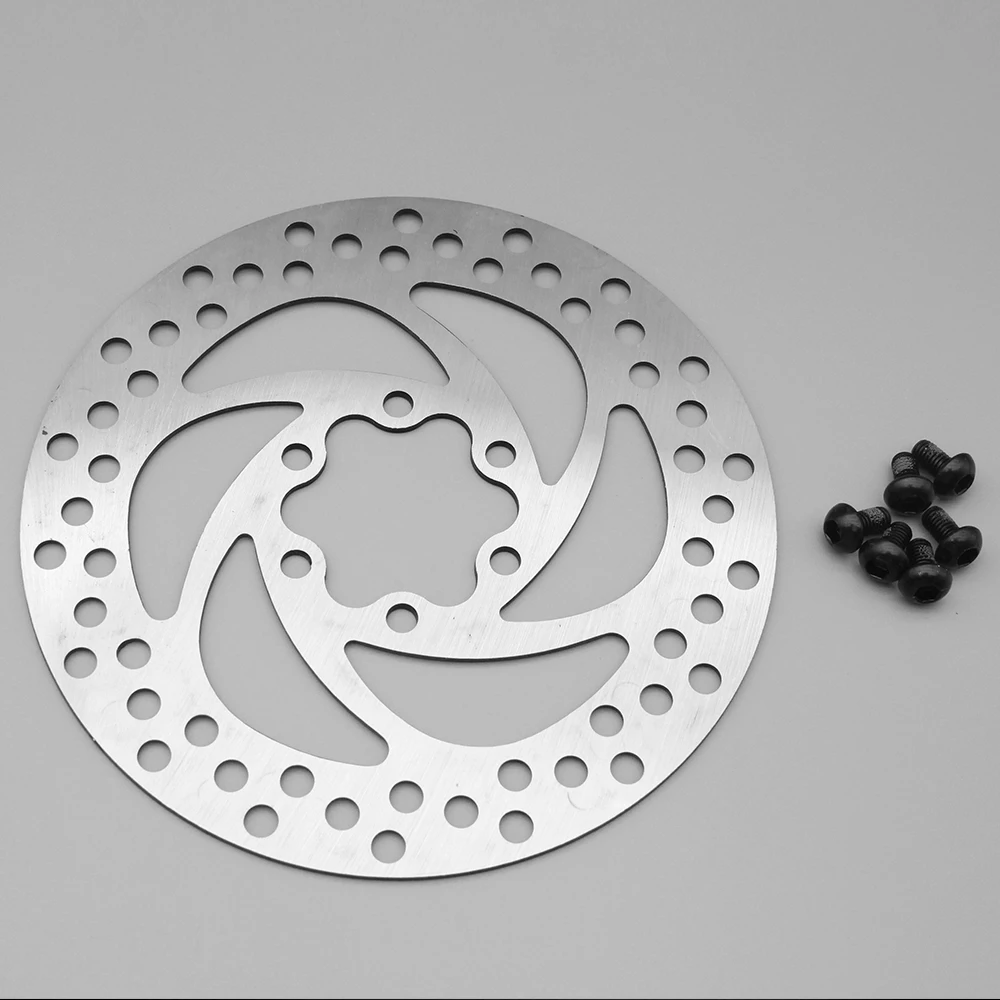 

Bike Brake Pads Disc Bicycle Parts Stainless Steel Cycling Rotor MTB Silver