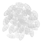 25 пар ультра мягкие силиконовые носоупоры оптические очки солнцезащитные очки Nosepads 15 мм черные прозрачные