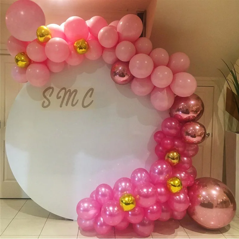 50 шт 12 &quotжемчужное серебро розовое золото синий пастельный шар Молл юбилей