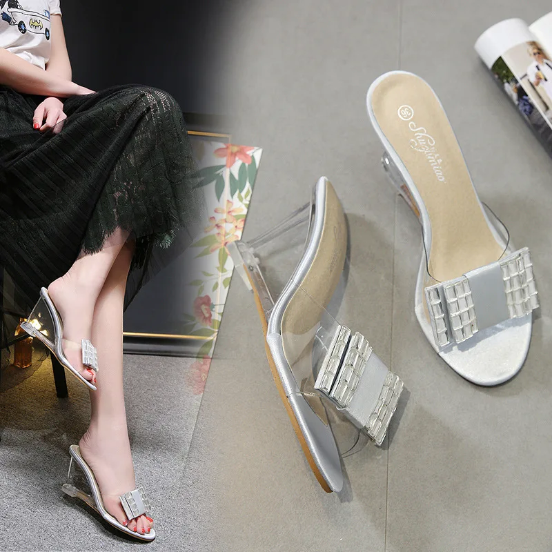 Женские босоножки на танкетке LEOPARD LAND летние водонепроницаемые Нескользящие