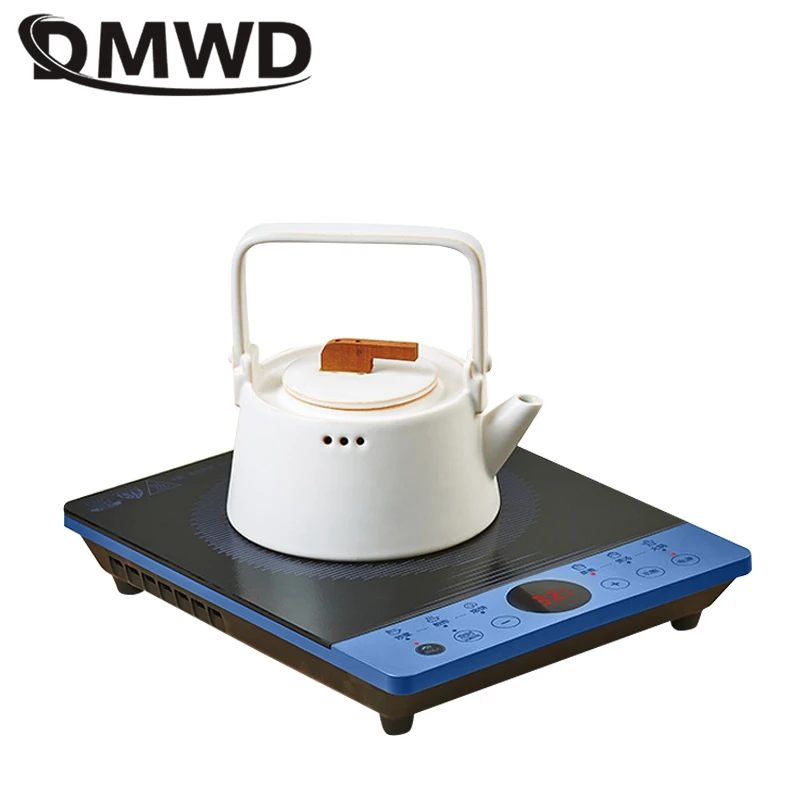 Домашняя вогнутая индукционная плита DMWD электромагнитная печь интеллектуальная