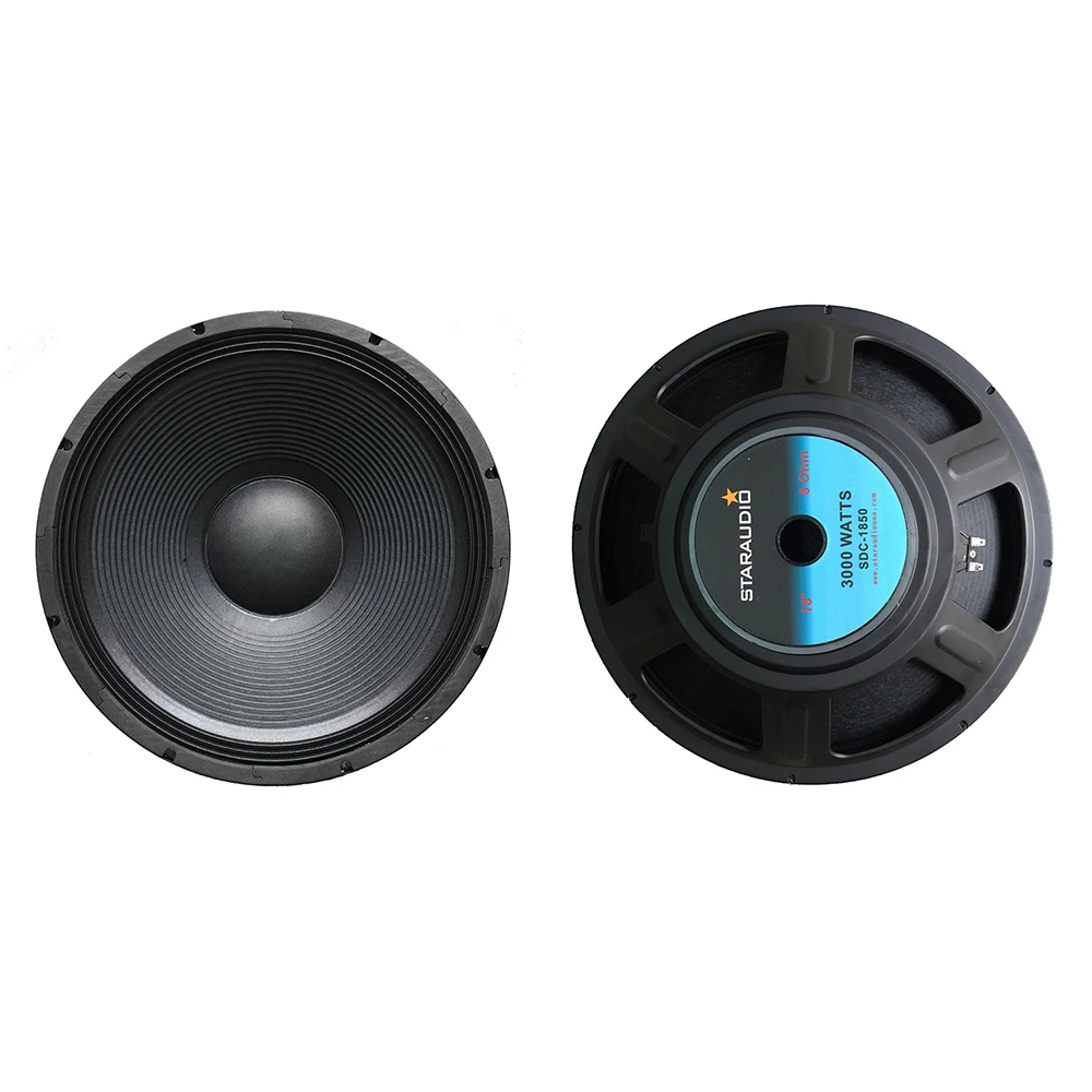STARAUDIO 2 шт 18 дюймов 3000 Вт сырье Замена PA динамик сабвуферы 8 Ом этап DJ аудио