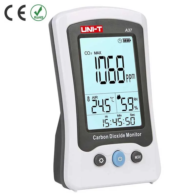 UNI-T A37 CO2 Meter concentration/temperature/humidity detector / home industrial laboratory | Инструменты