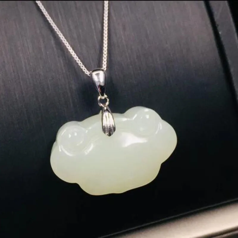 Ожерелье с кулоном и цепочкой из серебра 925 пробы | Украшения аксессуары